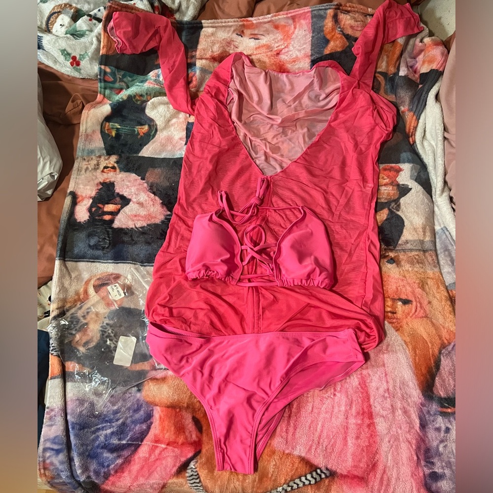 3 piece bathing suit